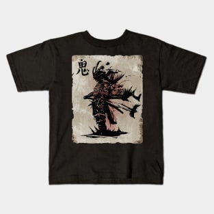 Samurai Warrior Bushido Kids T-Shirt